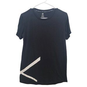 H&M Training Women's Sport Black Short Sleeve Crew Neck Tee Size M (S045)